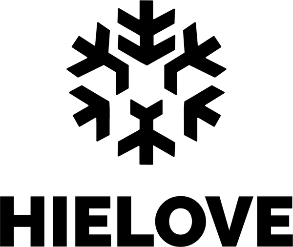 Logo oficial de Hielove en color negro, presente en el menú del sitio web